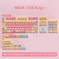 Bread Puppy 104+34 / 54 MDA / Cherry / MCA Profile Keycap Set Cherry MX PBT Dye-subbed for Keyboard